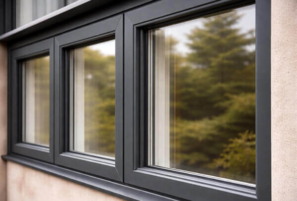 Window frames after painting in Milton Keynes