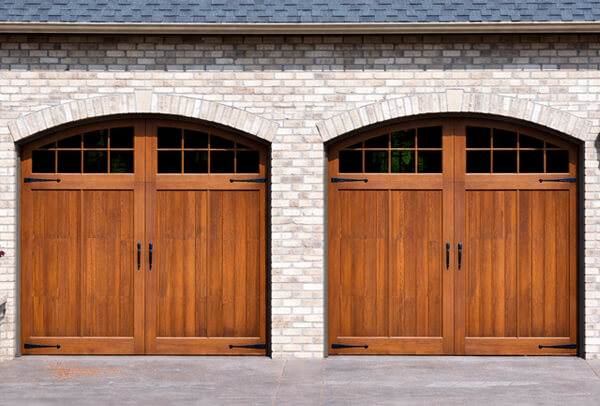 Composite garage door before painting in Milton Keynes