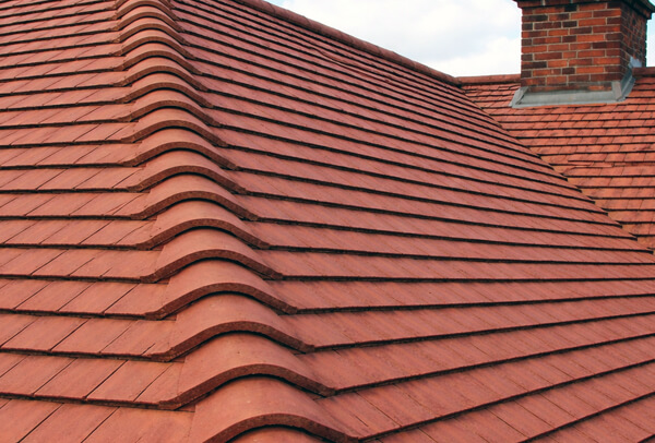 Concrete tile roof after cleaning in Milton Keynes