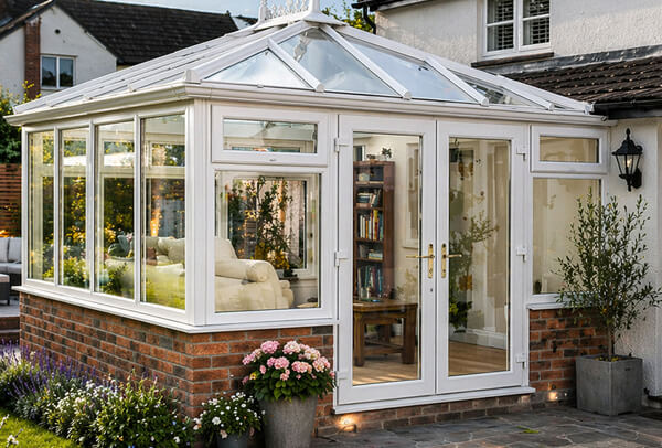 Conservatory after painting in Milton Keynes