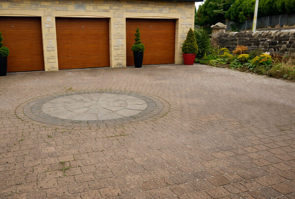 Driveway before cleaning in Milton Keynes