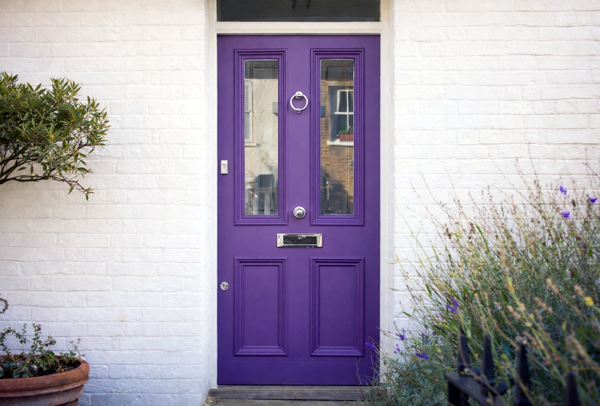 Front door after painting in Milton Keynes