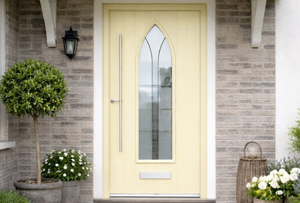Front door after painting transformation in Milton Keynes