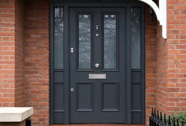 Front door after painting in Milton Keynes