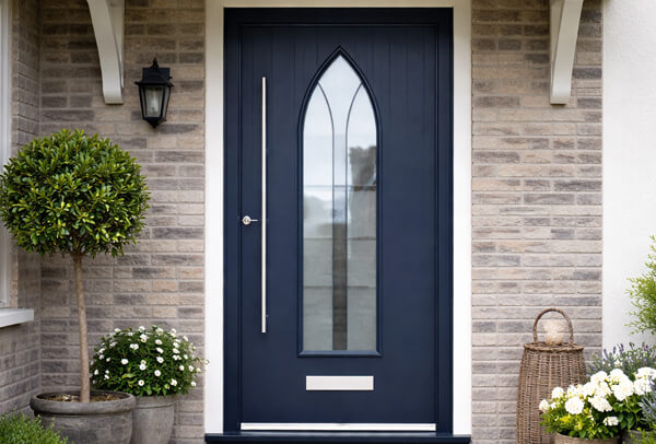 Front door before painting transformation in Milton Keynes