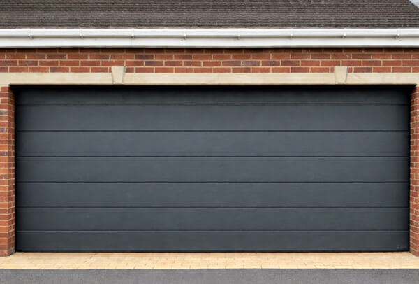 Garage door after painting in Milton Keynes