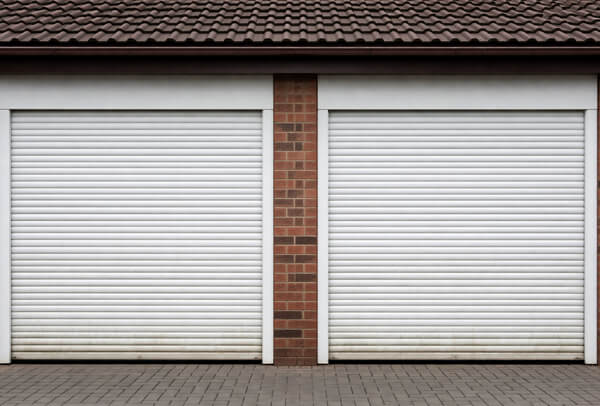 Garage door before painting in Milton Keynes