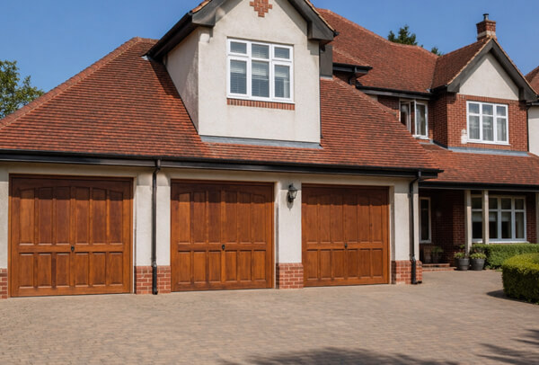 Garage door before changing to a new colour