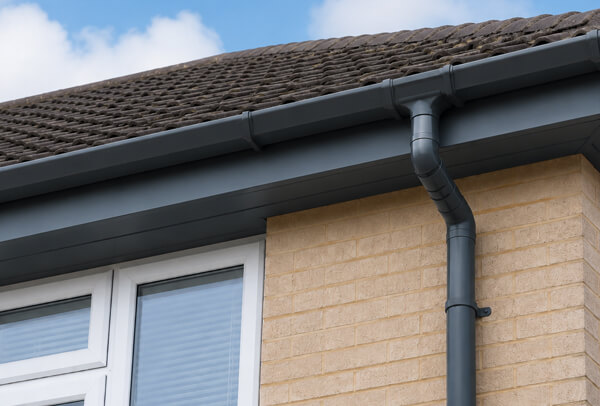 High Wycombe roofline after painting with refreshed exterior trim