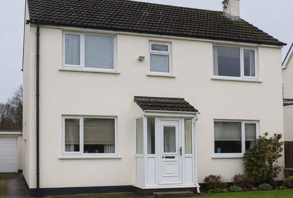 House exterior in Northampton after a cleaning transformation