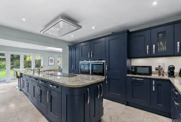 Kitchen cupboards after painting in Milton Keynes