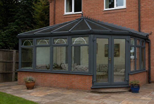 The same conservatory after the frames were refreshed