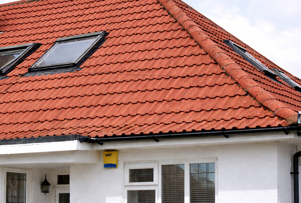 Roof after cleaning transformation in Milton Keynes