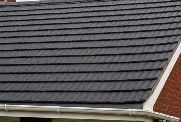 Roof in Northampton after cleaning, with a tidier and more refreshed appearance