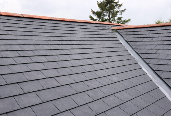 Slate roof after cleaning in Milton Keynes