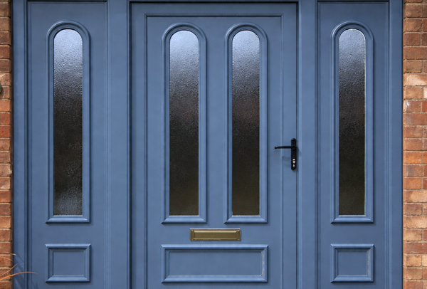 uPVC front door after painting in Milton Keynes