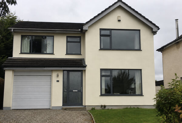 Window frame edges and sills after careful repainting in Bicester