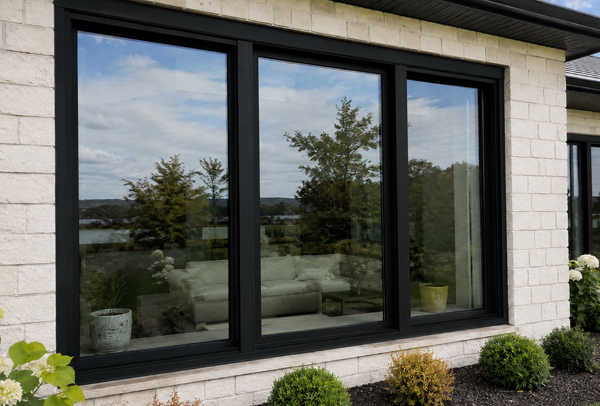 Window frames after a cleaner updated finish in Bicester