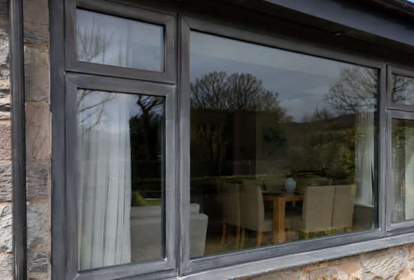 Aluminium and composite frames before colour update in Hatfield