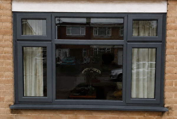 uPVC window frames after a new exterior finish in Bicester