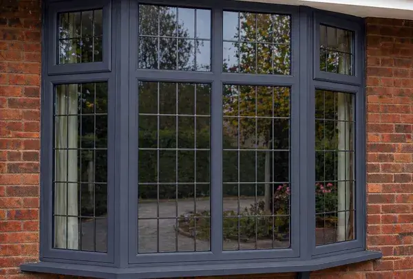 Window frames in Northampton after painting, with a cleaner more modern finish