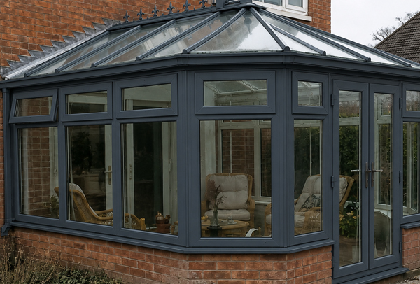 Conservatory frames after a fresh colour update in Bicester