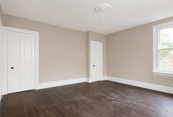 Room in Hatfield after decorating with fresh walls ceiling and decorating