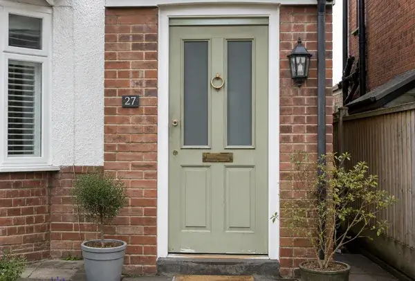 Front door before changing the colour