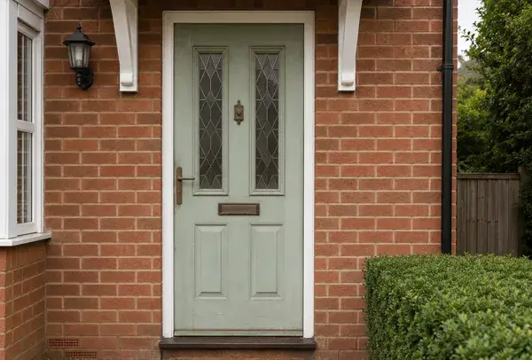 Older front door before being repainted