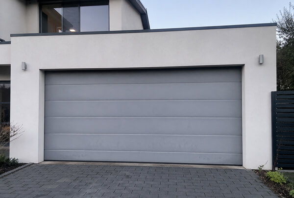 Garage door and front door before exterior colour planning in Wellingborough