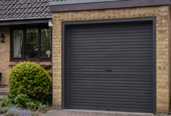 Garage door after matching with exterior colours in Aylesbury