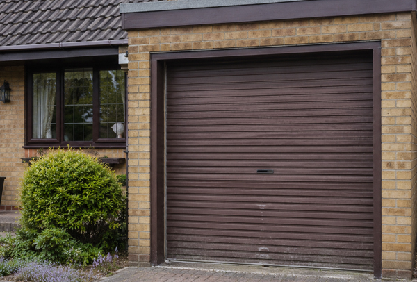 Garage door before matching with exterior colours in Aylesbury
