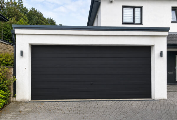 Garage door after colour change in Kettering