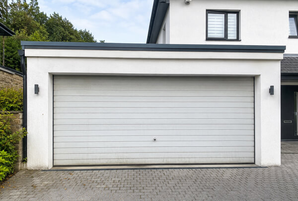Garage door before colour change in Kettering