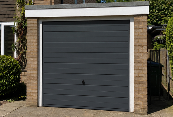 Sound garage door after repainting in Kettering