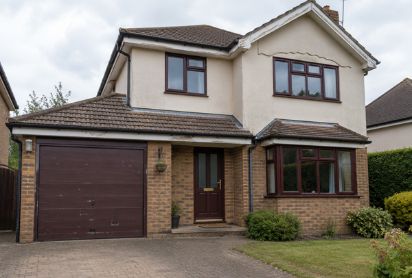 Home in Hatfield before property painting with older colours and faded exterior details