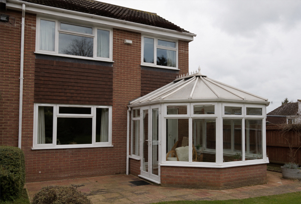 Exterior frames in Hatfield before painting with faded and dated colours