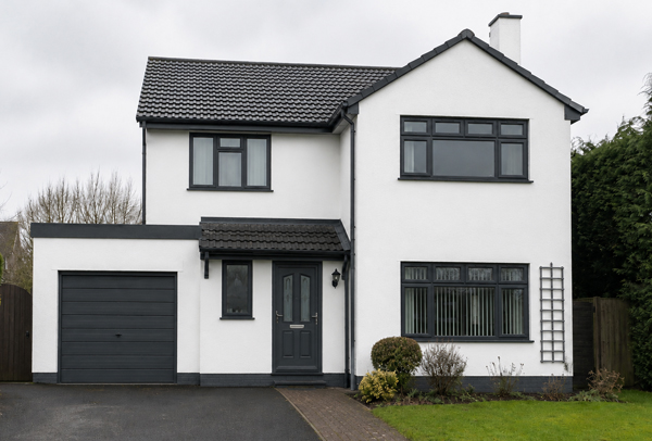 Home in Stevenage after painting and decorating with fresh interior and exterior finishes