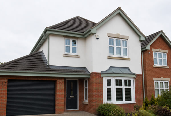 Fascia soffit and gutter after painting in Wellingborough