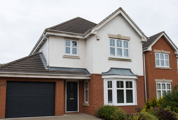 Fascia soffit and gutter before painting in Wellingborough