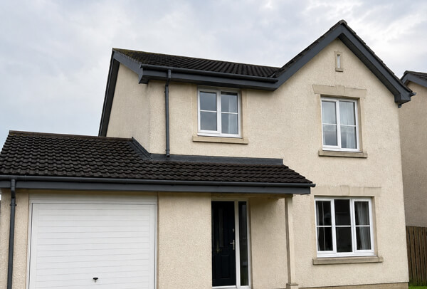 Fascia board after painting in Wellingborough with a fresh finish
