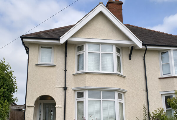 Fascias and soffits after painting in Kettering with a clean refreshed finish